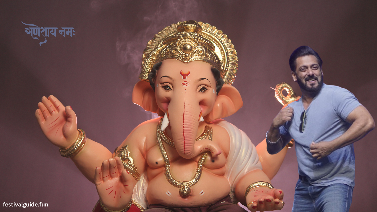 Salman Khan Eco-friendly Ganesh